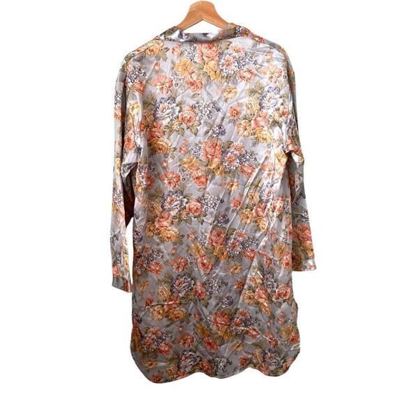 Vintage Radiadic Fashiodi Floral Front Button Sleepwear/Lounge Wear in Size M - Picture 4 of 12